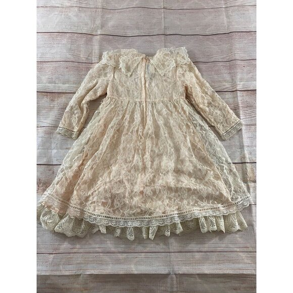 Vintage Gunne Sax By Jessica McClintock Toddlers Dress - 5 - Picture 10 of 16